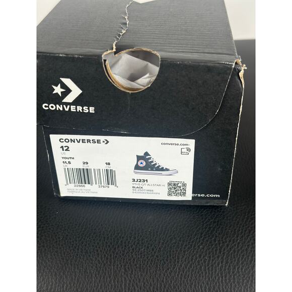 Converse Youth Black Chuck Taylor High Top - Picture 4 of 4